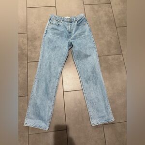SLVRLAKE Light Blue Straight Leg Jeans